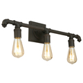 Eglo 3X60W Bath Vanity Light W/ Matte Bronze Finish 202841A